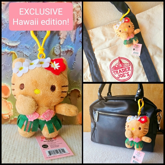 🌺✨️[NWT] Hello Kitty Hawaii Hula Dance • Key chain• Bag charm• Plush - Picture 5 of 7